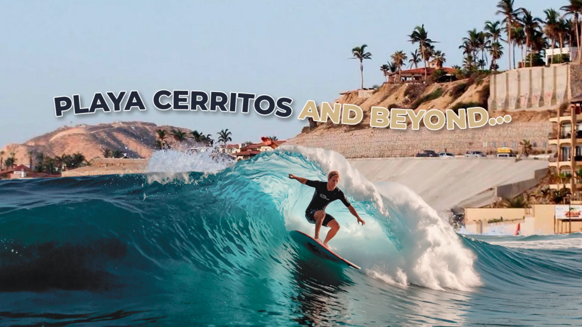 Coastal view of Playa Cerritos in Baja California Sur